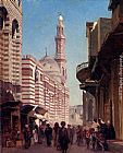 Alberto Pasini Canvas Paintings - Cairo